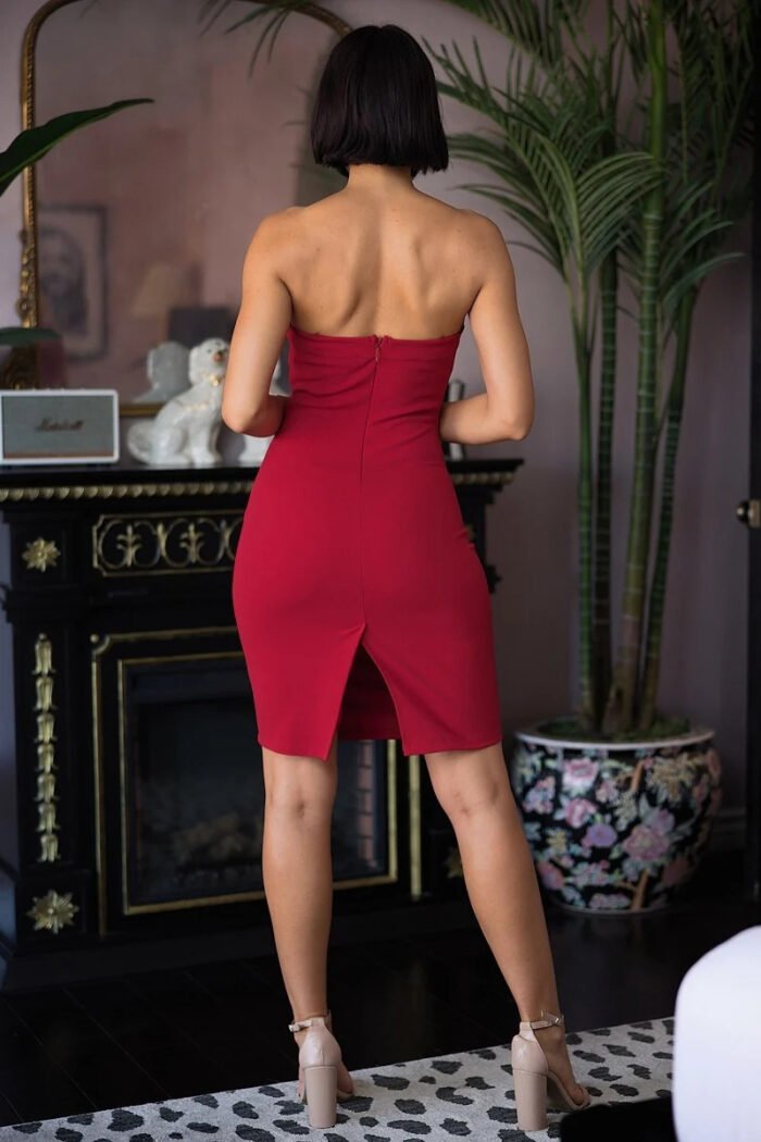 Off shoulder fashion dress - image 9