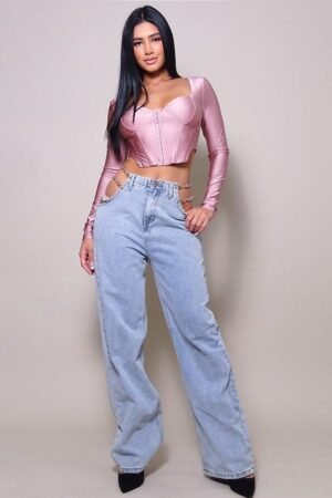 Long Sleeve Corset Top Long Sleeve Corset Top