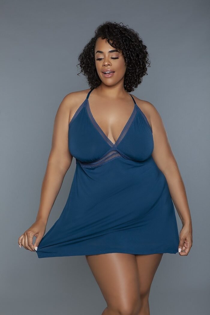 1 pc mini-length babydoll
