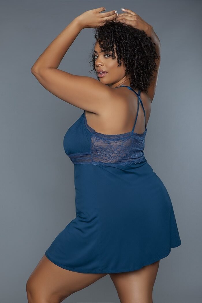 1 pc mini-length babydoll