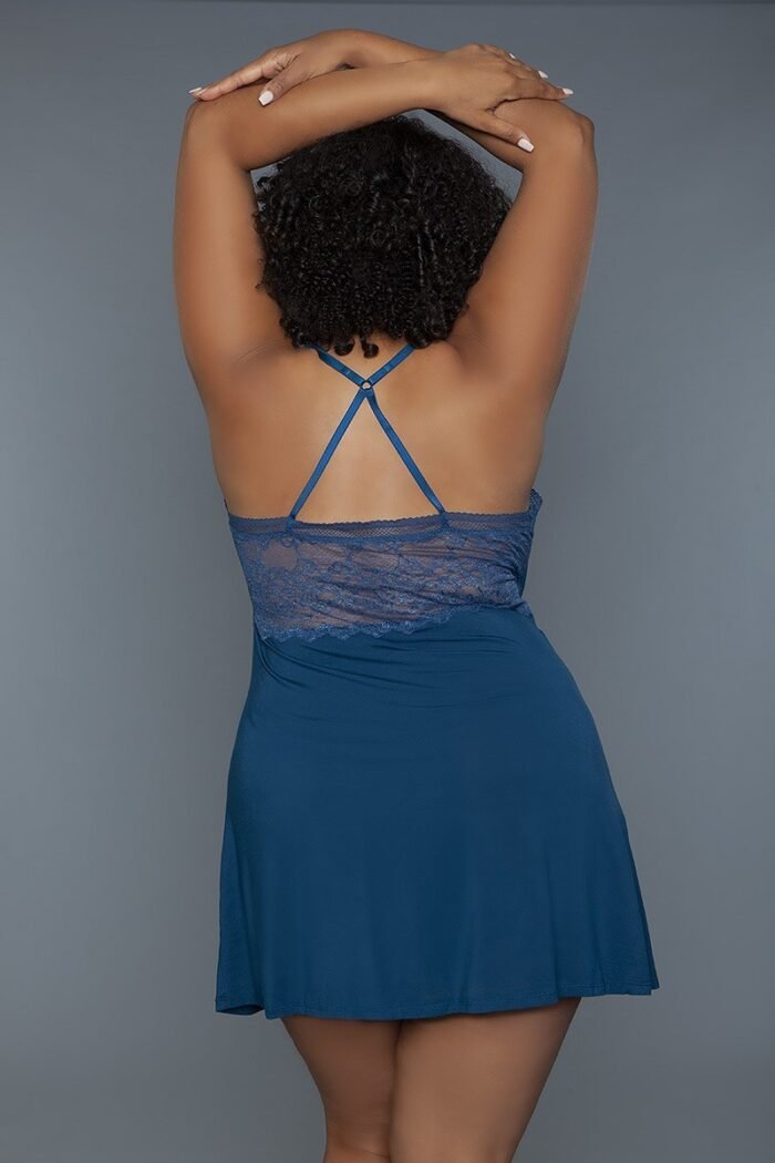 1 pc mini-length babydoll