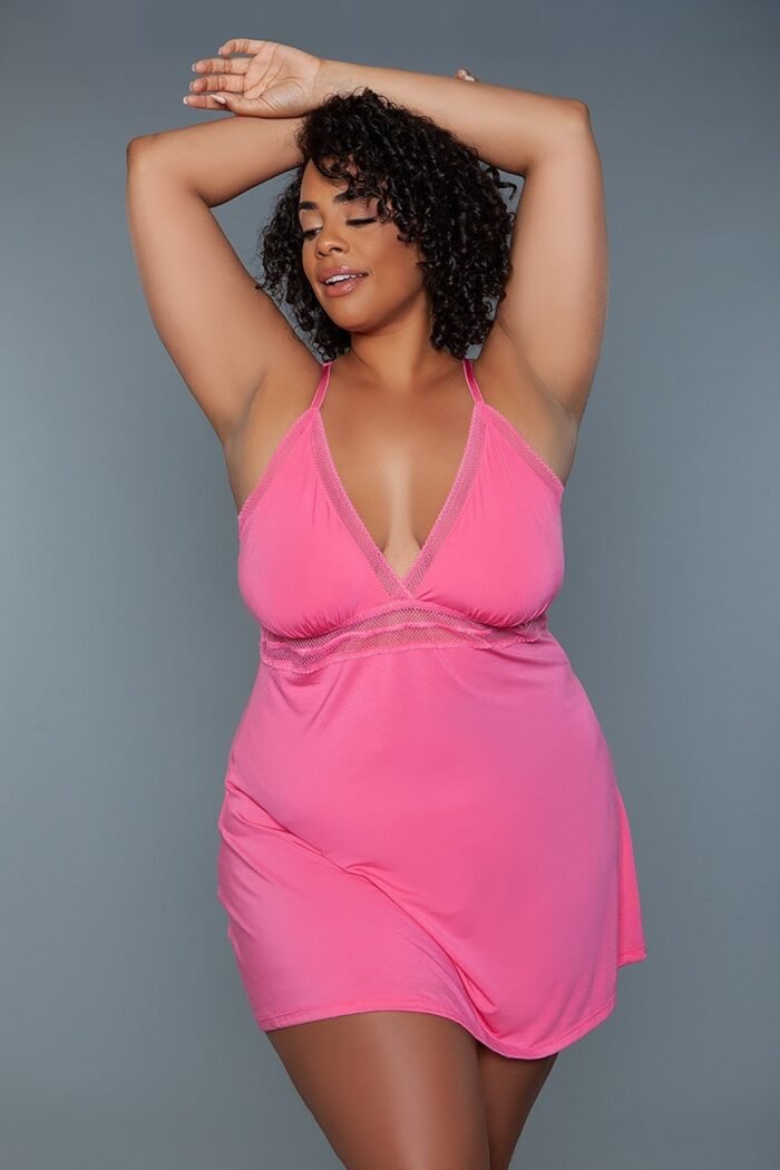1 pc mini-length babydoll
