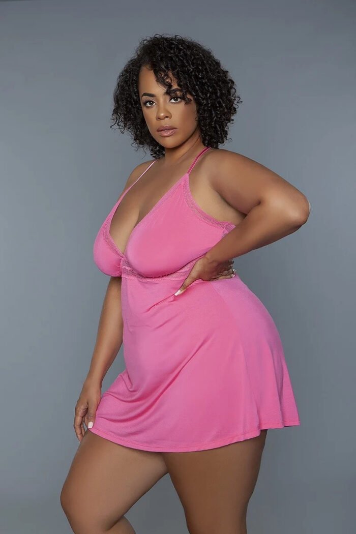1 pc mini-length babydoll