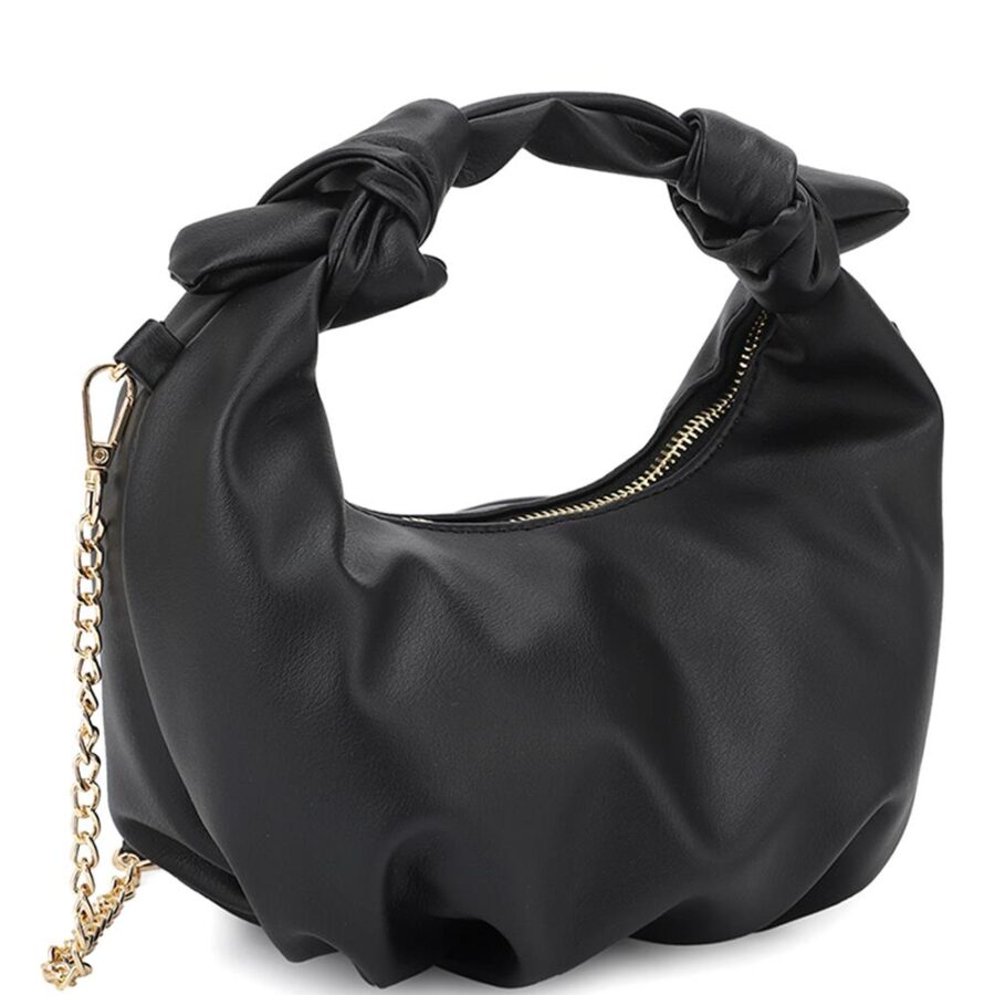 Smooth round handle zipper bag