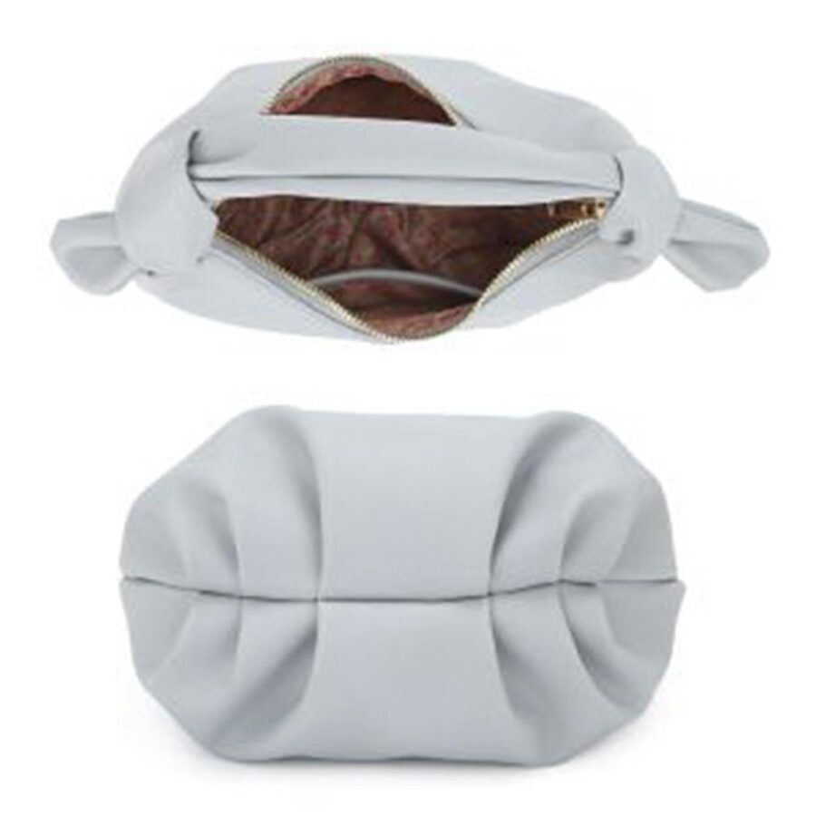 Smooth round handle zipper bag