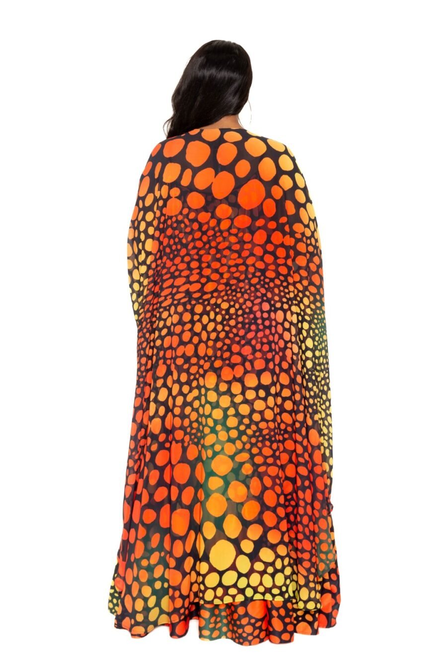 Dot robe with wrist band - image 8
