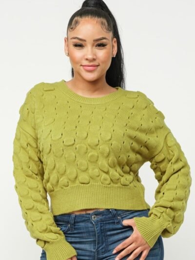 Checker Sweater Top Checker Sweater Top