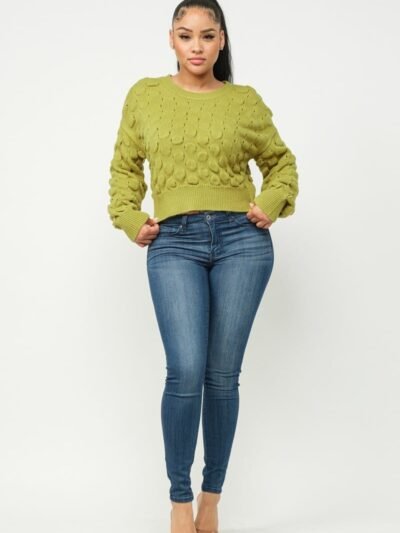 Checker Sweater Top Checker Sweater Top