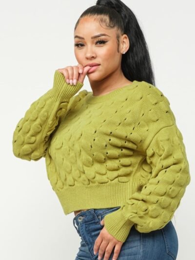 Checker Sweater Top Checker Sweater Top