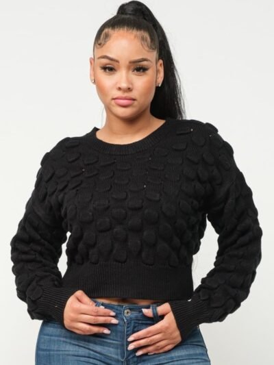 Checker Sweater Top Checker Sweater Top