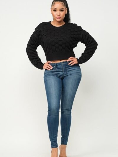 Checker Sweater Top Checker Sweater Top
