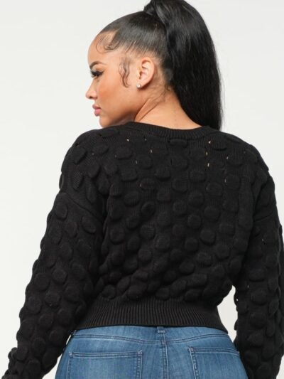 Checker Sweater Top Checker Sweater Top