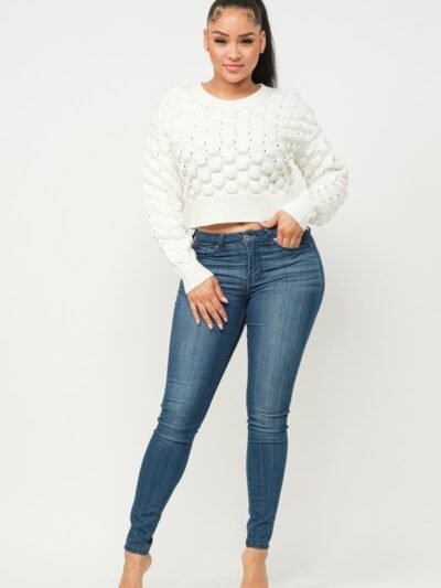 Checker Sweater Top Checker Sweater Top