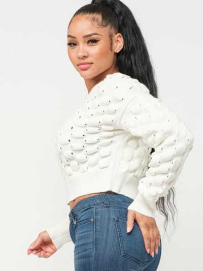 Checker Sweater Top Checker Sweater Top