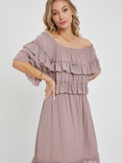 Off Shoulder Ruffle Dress Off Shoulder Ruffle Dress