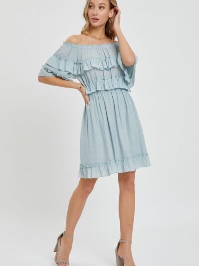 Off Shoulder Ruffle Dress Off Shoulder Ruffle Dress