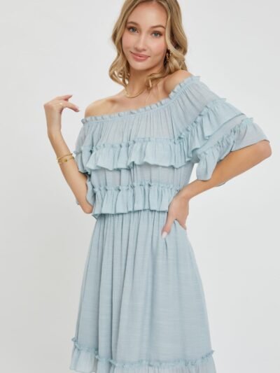 Off Shoulder Ruffle Dress Off Shoulder Ruffle Dress