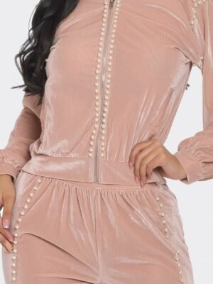 Jogger With Pearls Set