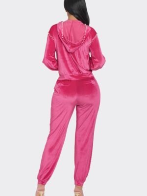 Jogger With Pearls Set