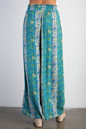 Floral Print Gauze Palazzo Pants Floral Print Gauze Palazzo Pants
