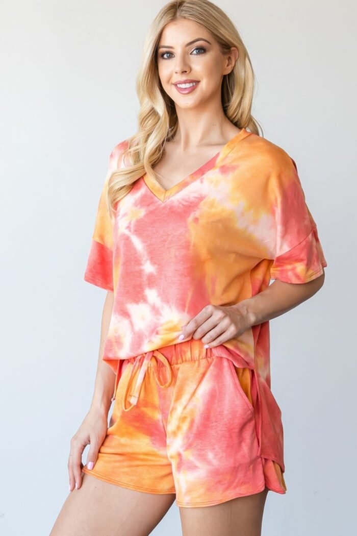 Tie-dye shorts