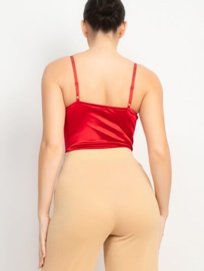 Rhinestone Strap Sweetheart Bodysuit Rhinestone Strap Sweetheart Bodysuit
