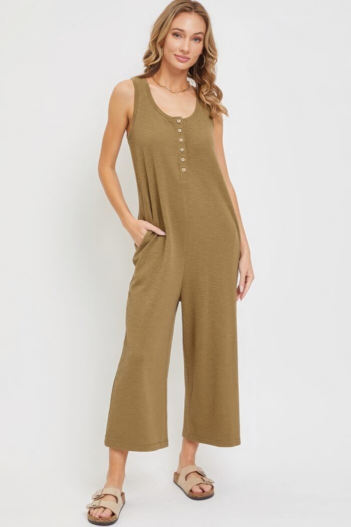 Buttondown jumpsuit