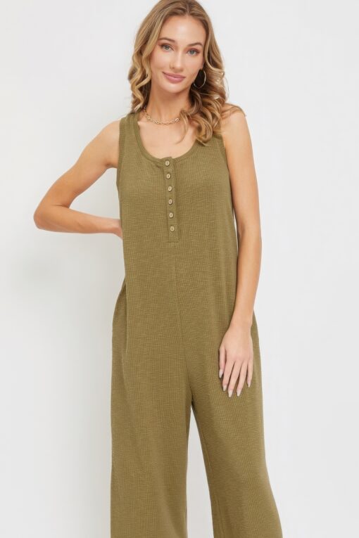 Buttondown Jumpsuit - Image 4