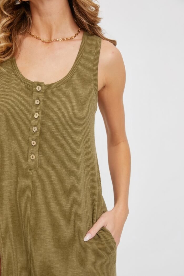 Buttondown jumpsuit
