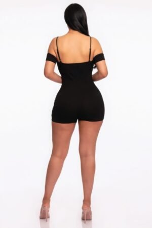Infinity Off-shoulder Knitted Rompers Infinity Off-shoulder Knitted Rompers