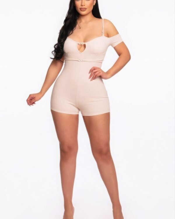 Infinity Off-shoulder Knitted Rompers