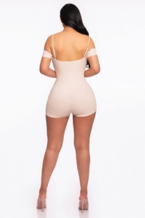 Infinity Off-shoulder Knitted Rompers Infinity Off-shoulder Knitted Rompers