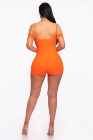 Infinity Off-shoulder Knitted Rompers Infinity Off-shoulder Knitted Rompers