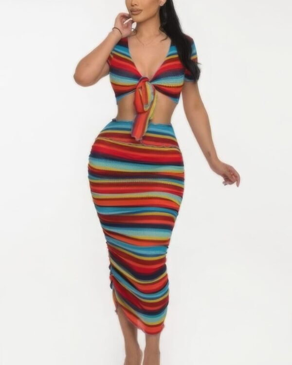 Color Me Mine Beach Sarong Skirt Set