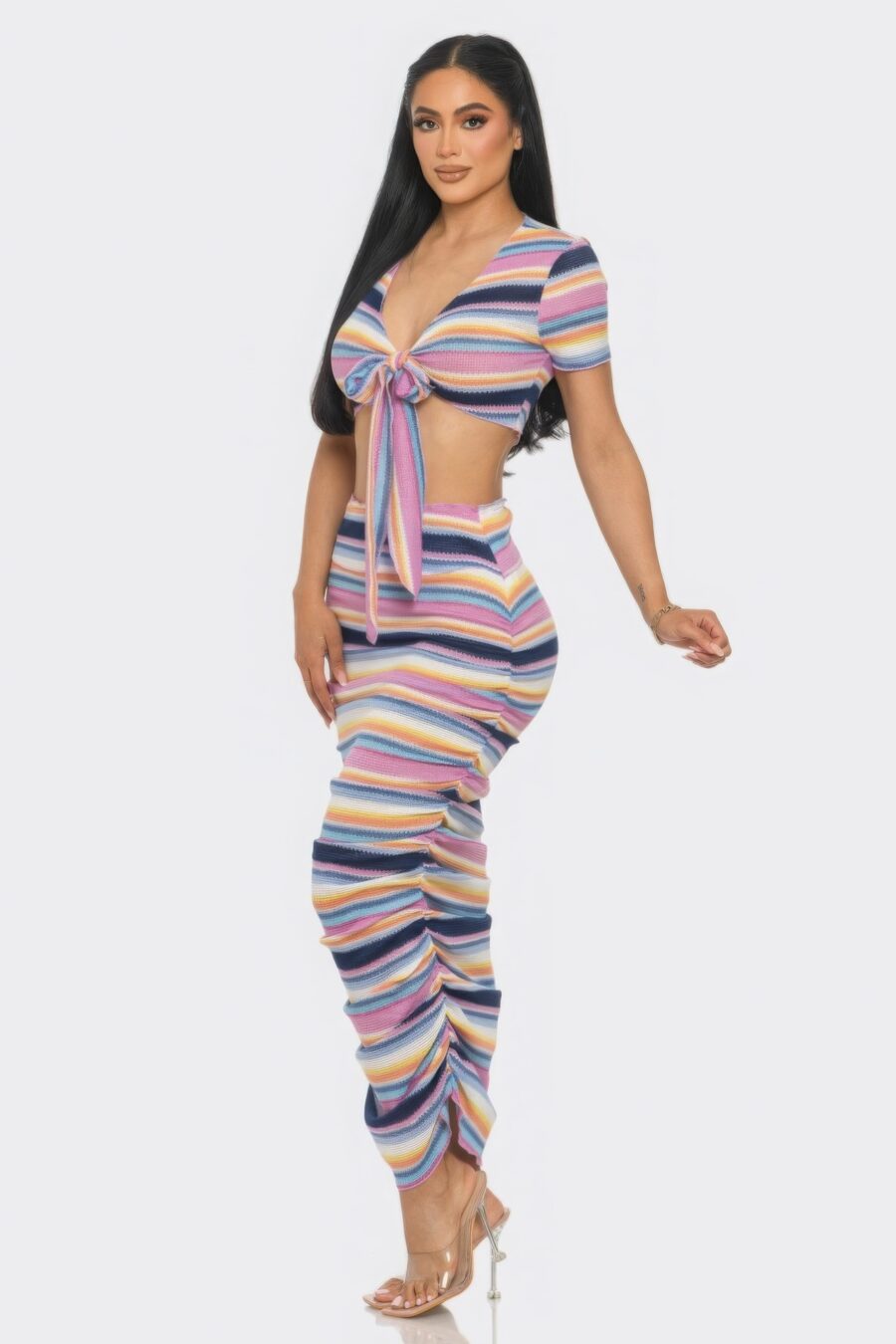 Color me mine beach sarong skirt set