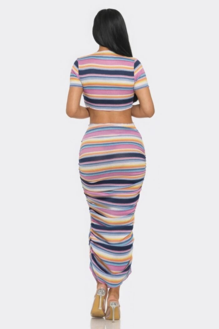 Color me mine beach sarong skirt set