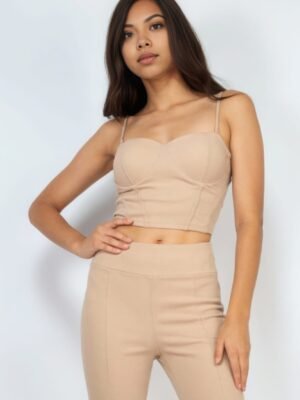 Corset Bustier Sweetheart Crop Top
