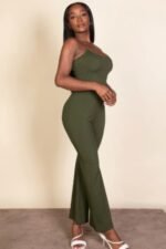 Ribbed sleeveless wide leg jumpsuit - Image 15