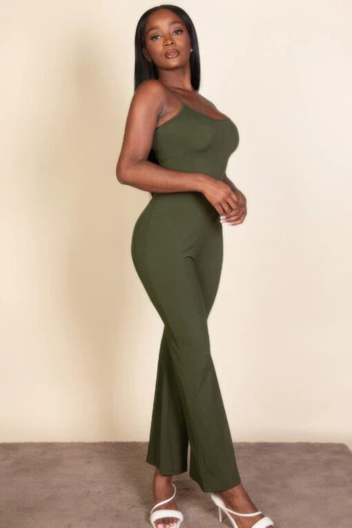 Ribbed sleeveless wide leg jumpsuit - Image 15