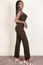Ribbed sleeveless wide leg jumpsuit - Image 11