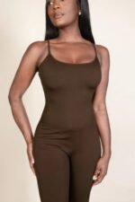 Ribbed sleeveless wide leg jumpsuit - Image 12