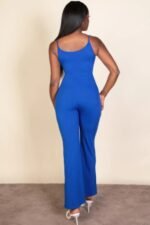 Ribbed sleeveless wide leg jumpsuit - Image 8