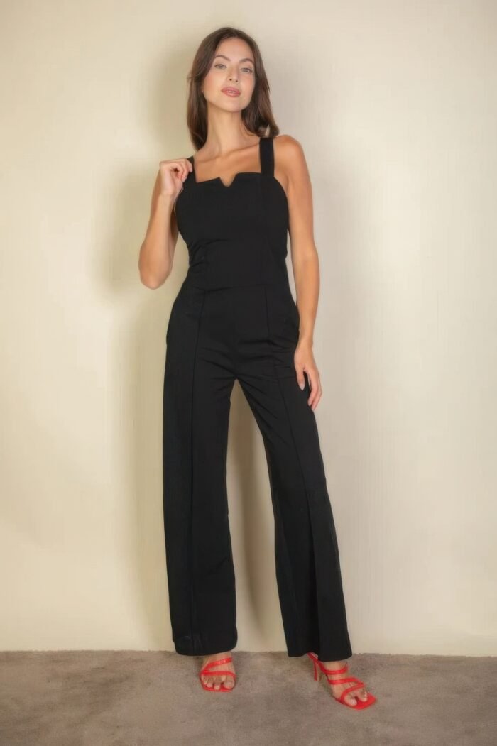 Notched neck cami jumpsuit - image 21
