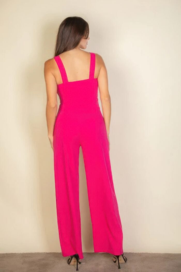 Notched neck cami jumpsuit - image 15