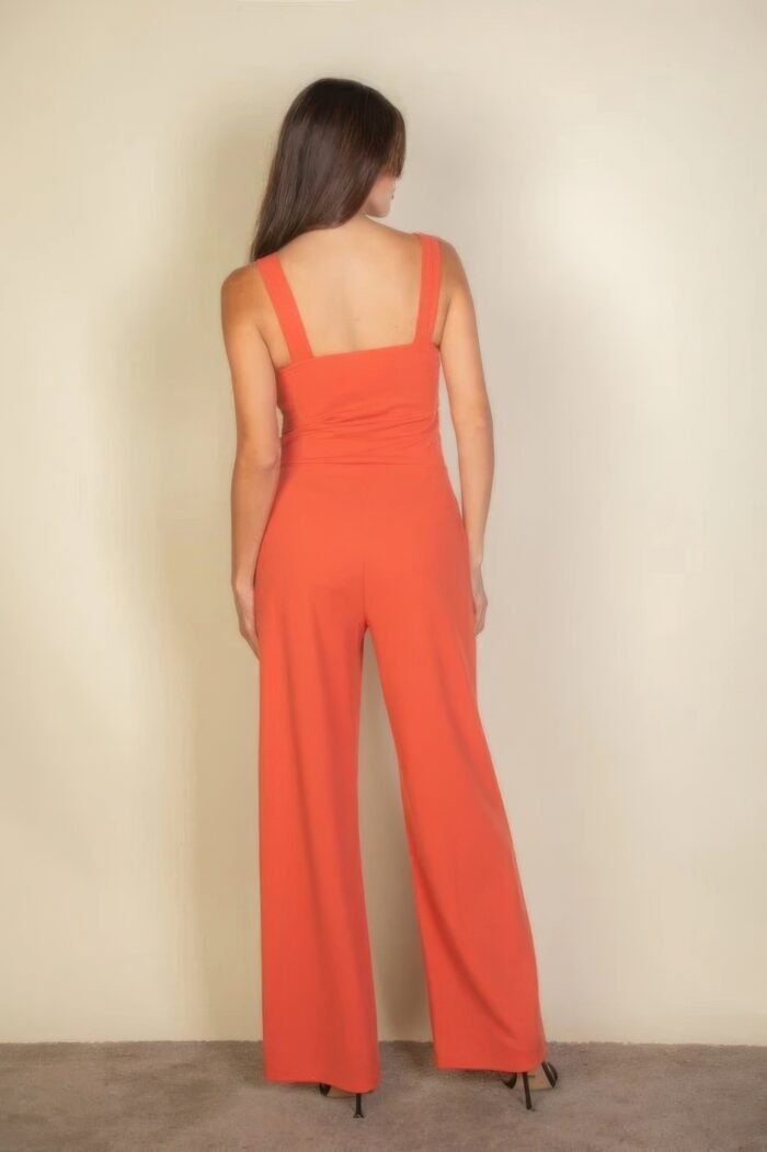 Notched neck cami jumpsuit - image 9