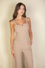 Notched neck cami jumpsuit - Image 4
