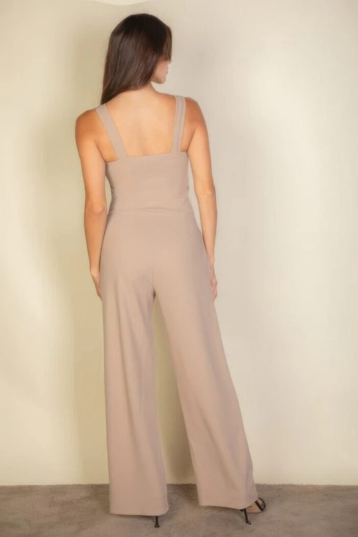 Notched neck cami jumpsuit - image 5