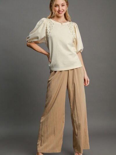 Puff Sleeve Knit Top Puff Sleeve Knit Top