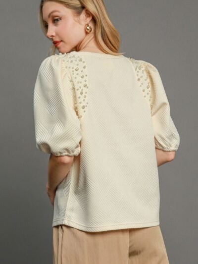 Puff Sleeve Knit Top Puff Sleeve Knit Top