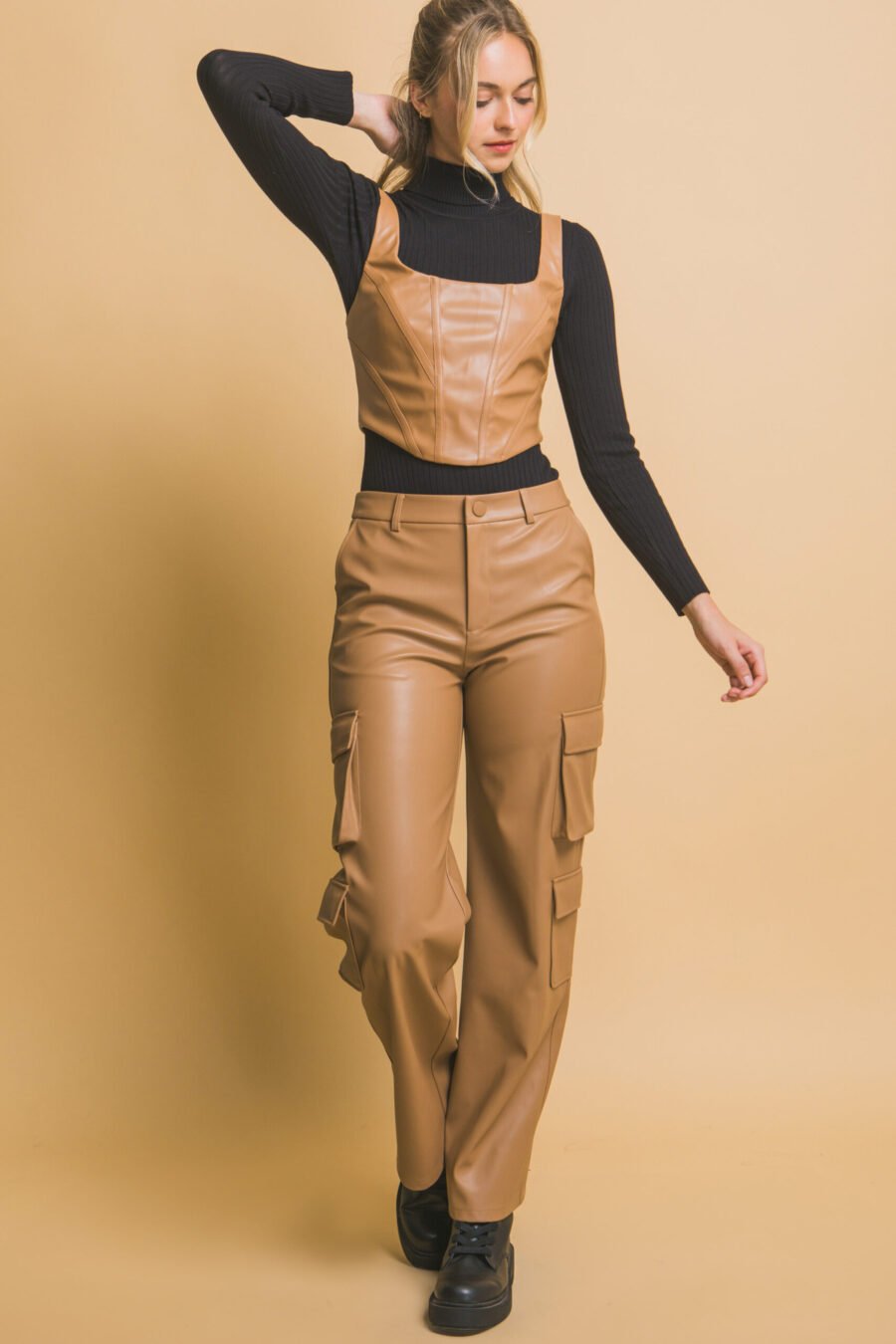Faux leather corsetry - image 18